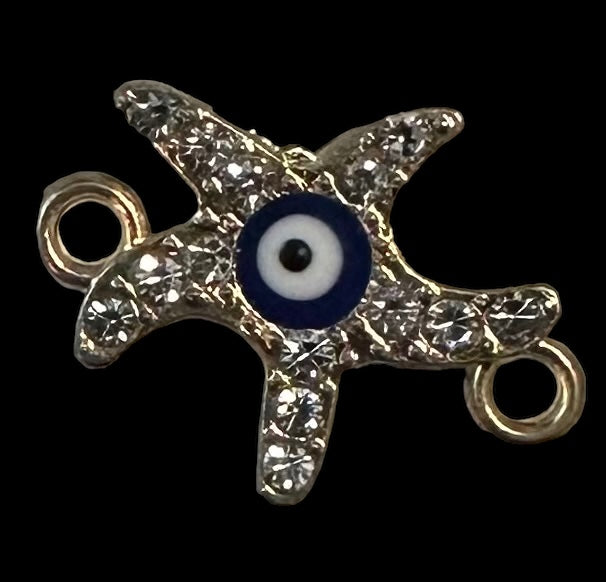 Gold/crystal starfish