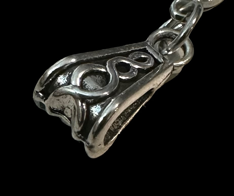 Silver western stirrup