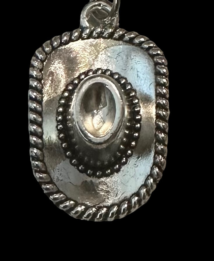Silver cowboy hat