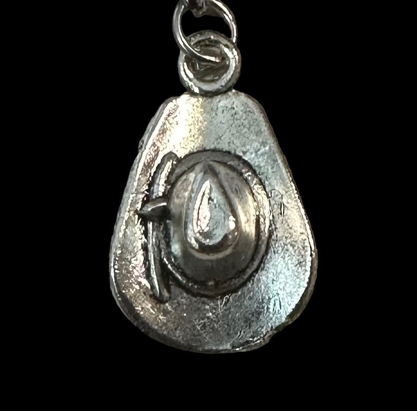 Silver cowboy hat