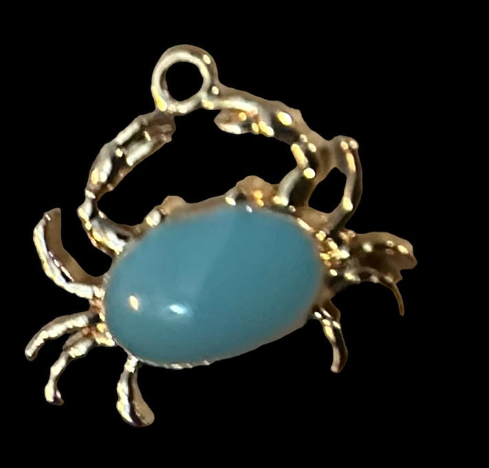 Gold/blue crab