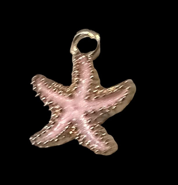 Gold/pink starfish