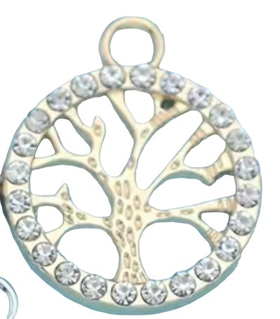 Family tree called plated with clear crystals